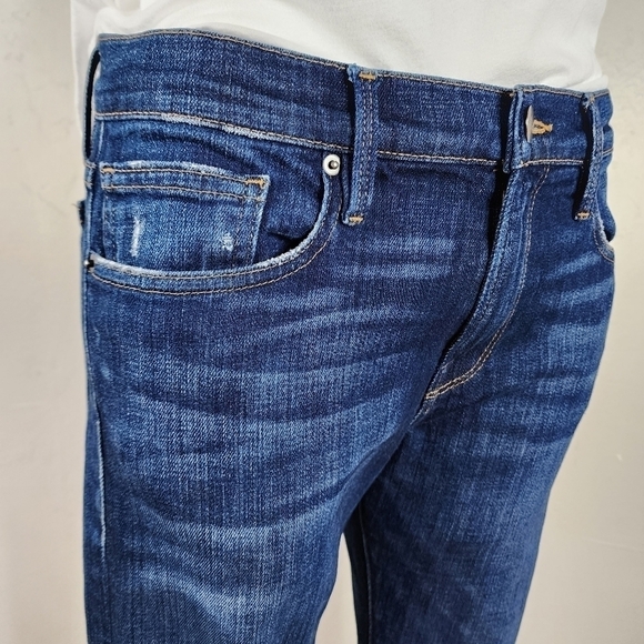 FRAME Denim L'Homme Straight Leg Jeans in Niagra Wash Size 31 - Picture 7 of 14